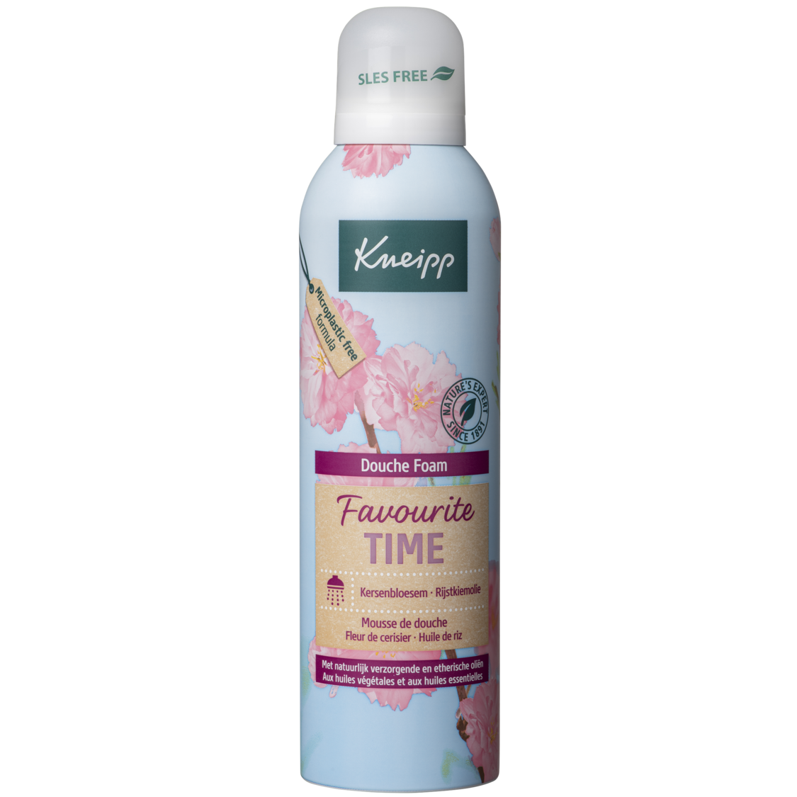 Kneipp Schaum-Dusche Wachgeküsst – 3er Pack (je 200 Ml) Mit Orangenblüten-Duft & Jojobaöl