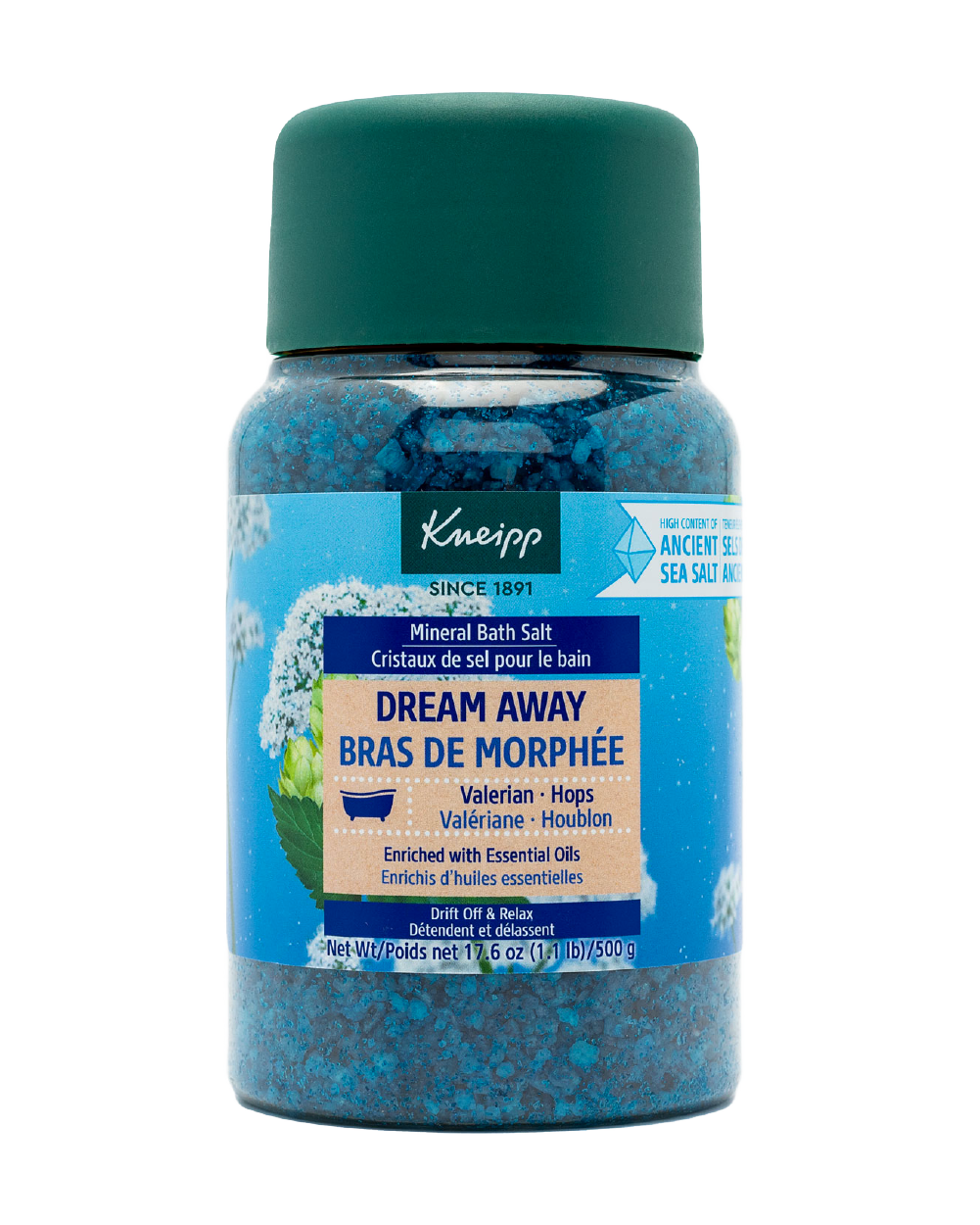 Valerian And Hops Mineral Bath Salt - For Better Sleep | Kneipp