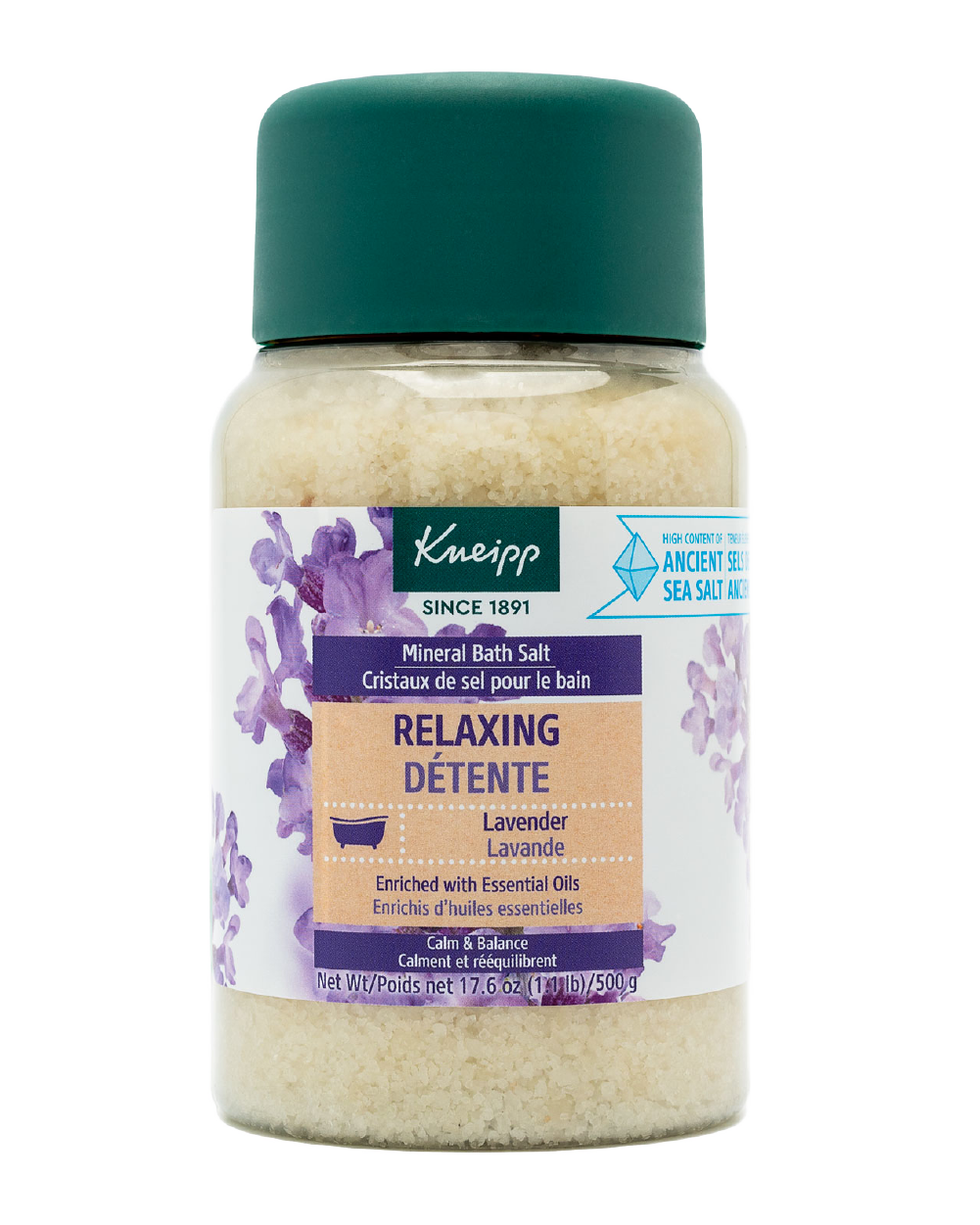 Kneipp Lavender Mineral Bath Salt - Relaxing